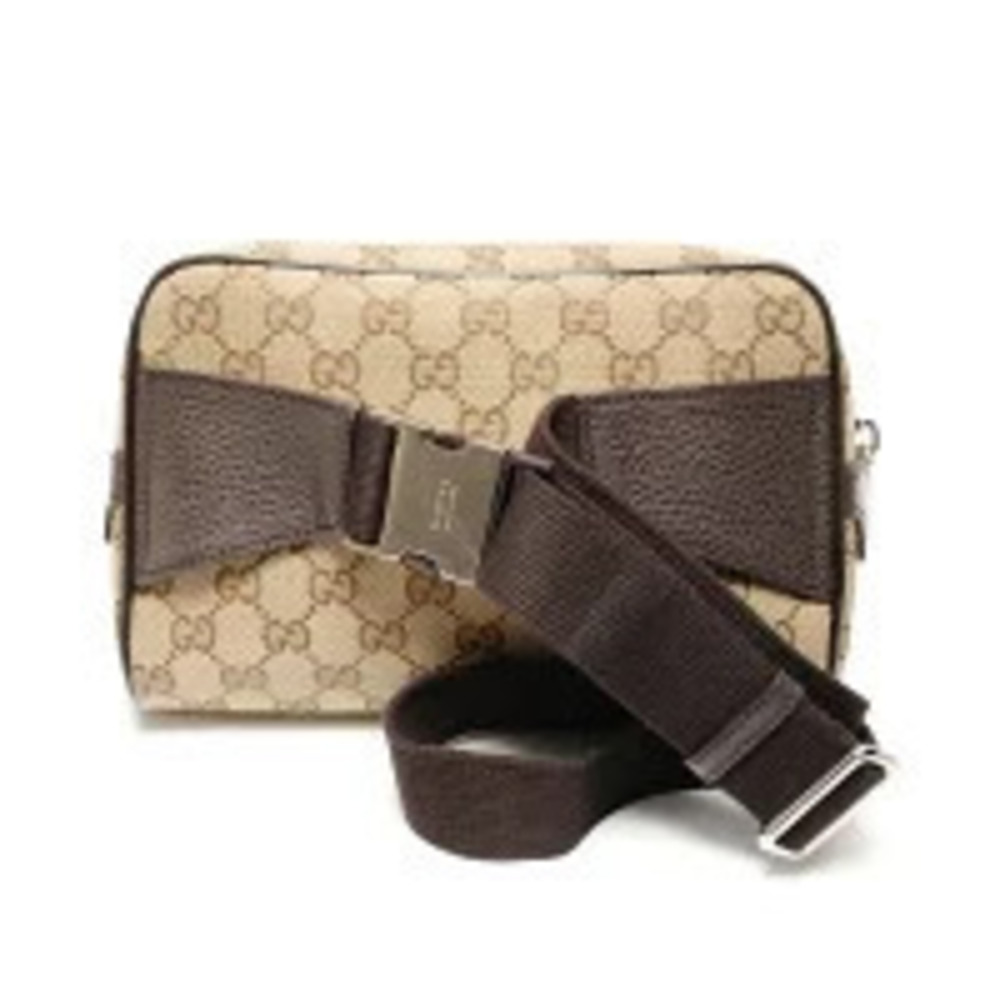 Gucci Waist Bag Brown GG Canvas